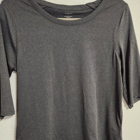 Varley Women's Gray Athletic Shirt Small - Picture 1 of 5